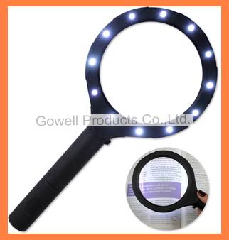 magnifier with light