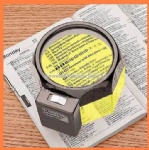 cylinder magnifier with light