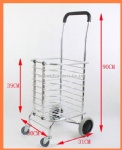 aluminum shopping trolley