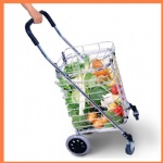 aluminum shopping trolley