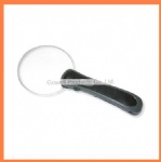 rimless magnifier with light