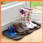 Shoe and boot tray
