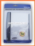 book reading light with magnification