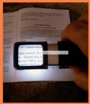 magnifier with light