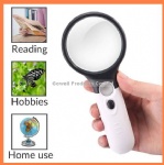 magnifying glasses with light