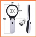 magnifying glasses with light