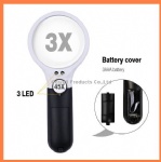 magnifying glasses with light