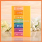 colorful pill box