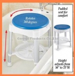 swivel shower stool