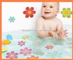 flower anti slip bathtub sticker
