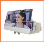 8 inch PU leather mobile phone video screen amplifier