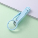Nail clipper with magnifying glass